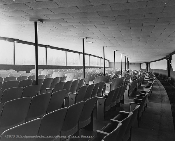 Getty 4 Drive-In Theatre - The Getty Indoor Auditorium From Harry Skrdla